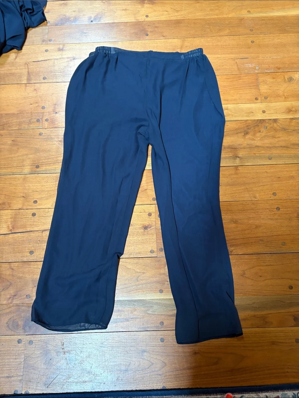 Women's Navy Blue Straight-Leg 2 piece Set